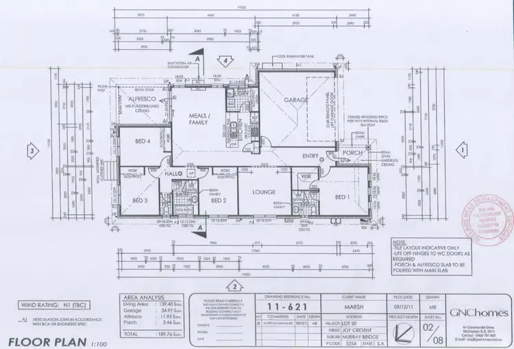 Floorplan of Homely house listing, 20 Joy Crescent, Murray Bridge SA 5253