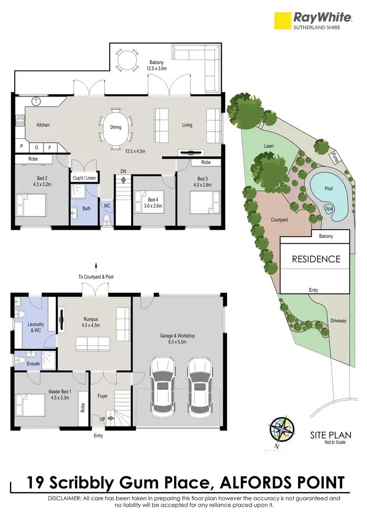 Floorplan of Homely house listing, 19 Scribbly Gum Place, Alfords Point NSW 2234