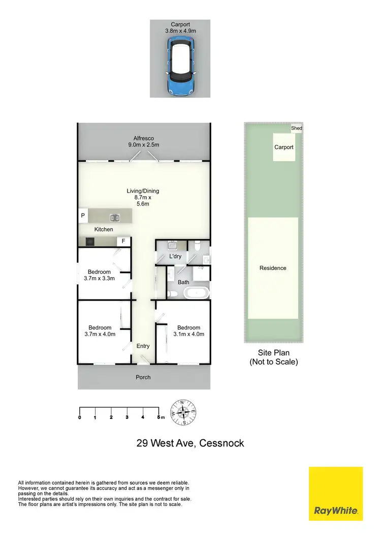 Floorplan of Homely house listing, 29 West Avenue, Cessnock NSW 2325