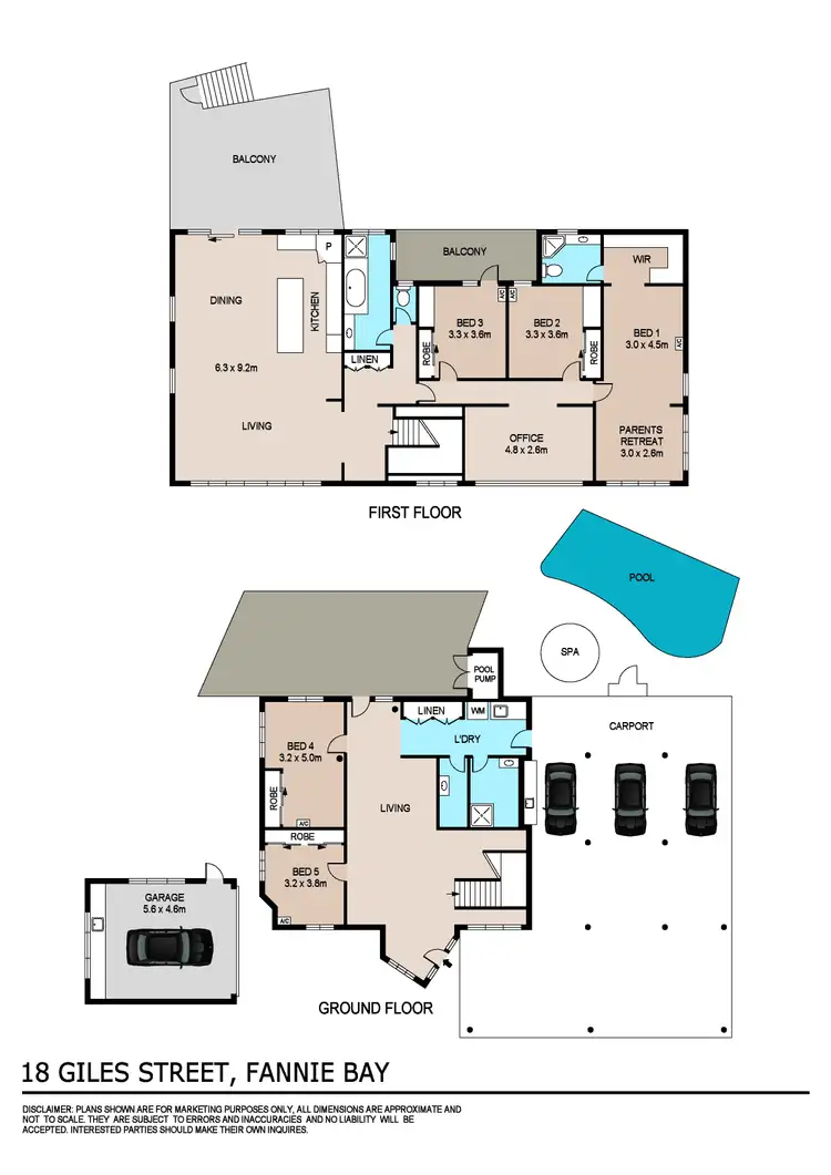 Floorplan of Homely house listing, 18 Giles Street, Fannie Bay NT 820