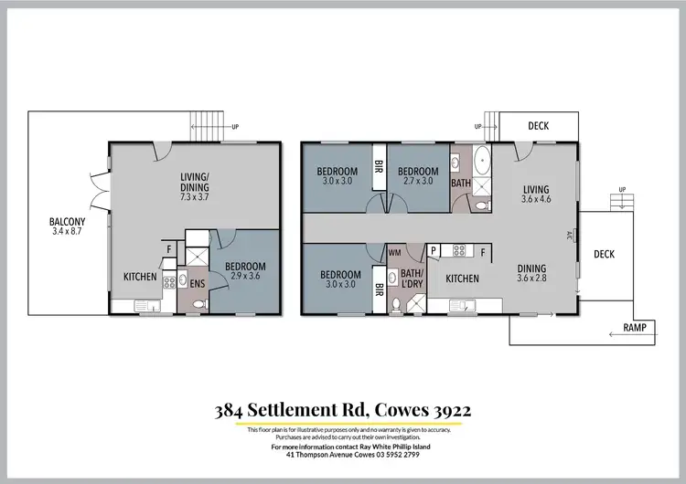 Floorplan of Homely house listing, 384 Settlement Road, Cowes VIC 3922