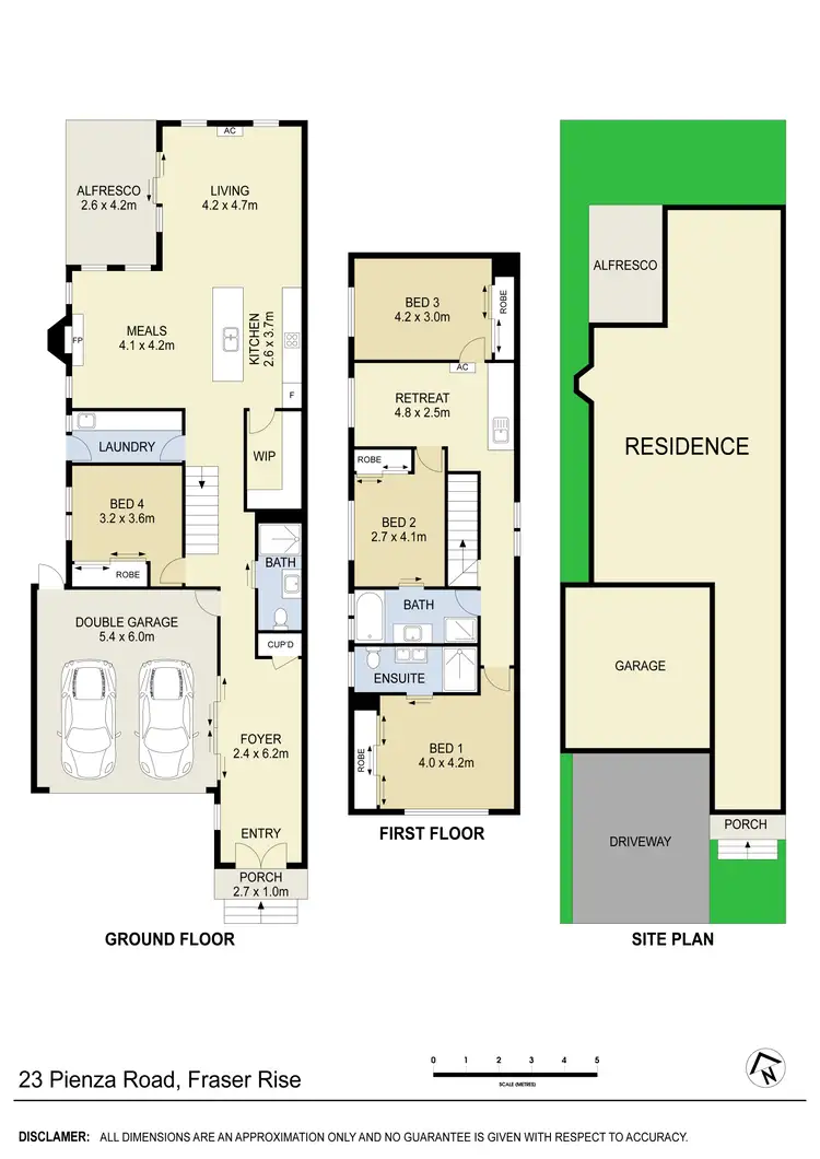 Floorplan of Homely house listing, 23 Pienza Road, Fraser Rise VIC 3336