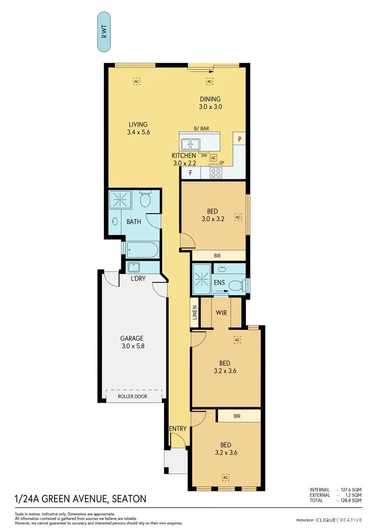 Floorplan of Homely house listing, 1/24A Green Avenue, Seaton SA 5023