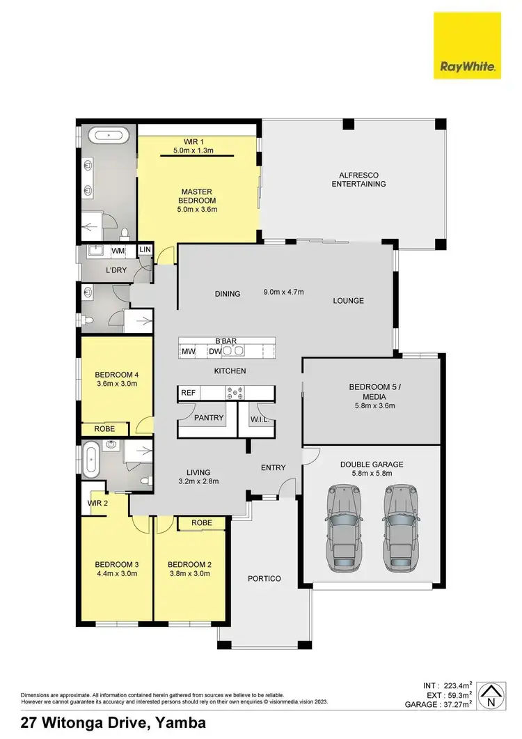 Floorplan of Homely house listing, 27 Witonga Drive, Yamba NSW 2464