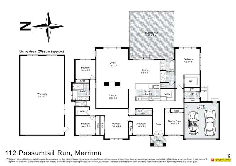 Floorplan of Homely house listing, 112 Possumtail Run, Merrimu VIC 3340