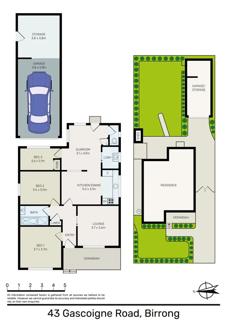 Floorplan of Homely house listing, 43 Gascoigne Road, Birrong NSW 2143