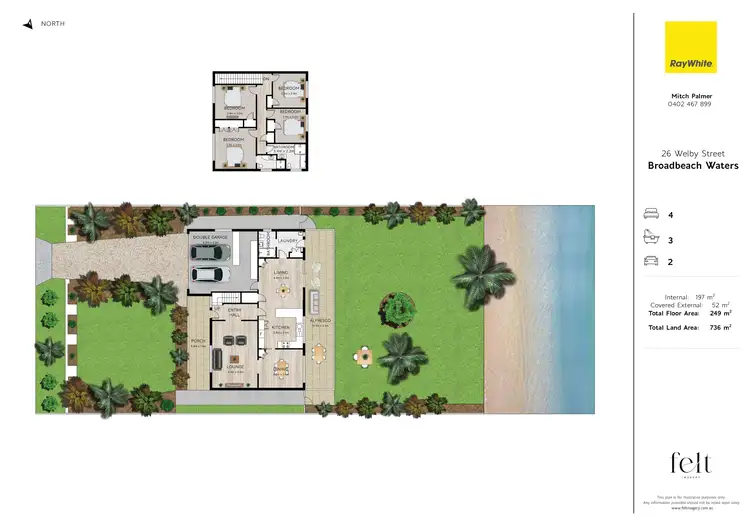 Floorplan of Homely house listing, 26 Welby Street, Broadbeach Waters QLD 4218