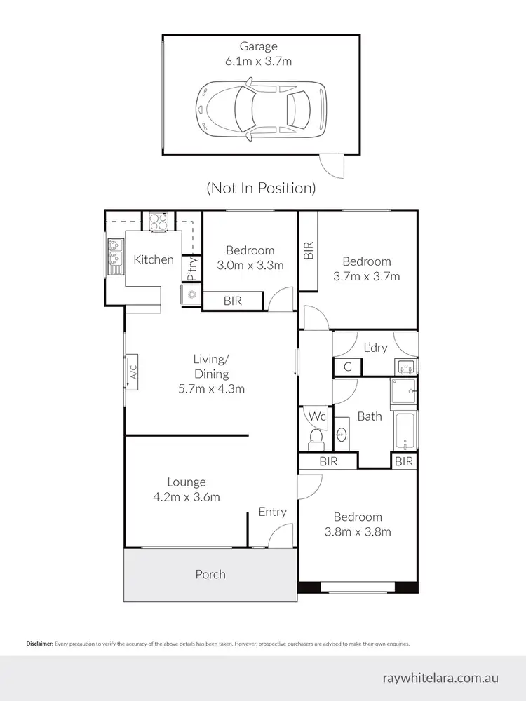 Floorplan of Homely unit listing, 1/26 Logan Street, Hamlyn Heights VIC 3215