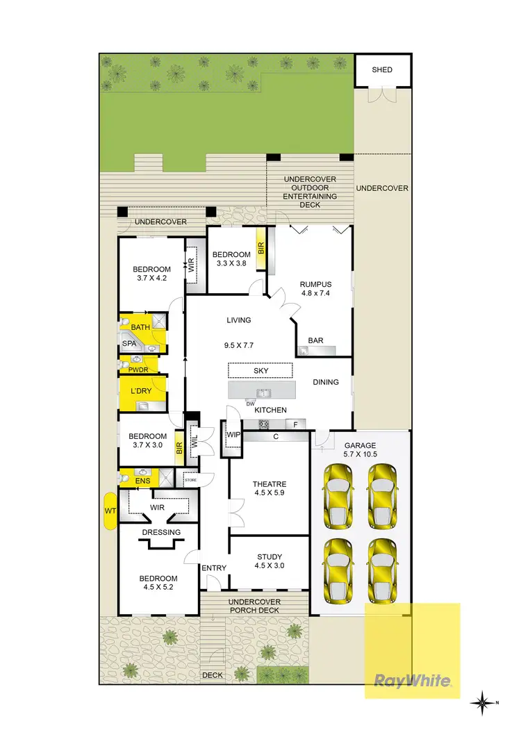 Floorplan of Homely house listing, 224 Bailey Street, Grovedale VIC 3216