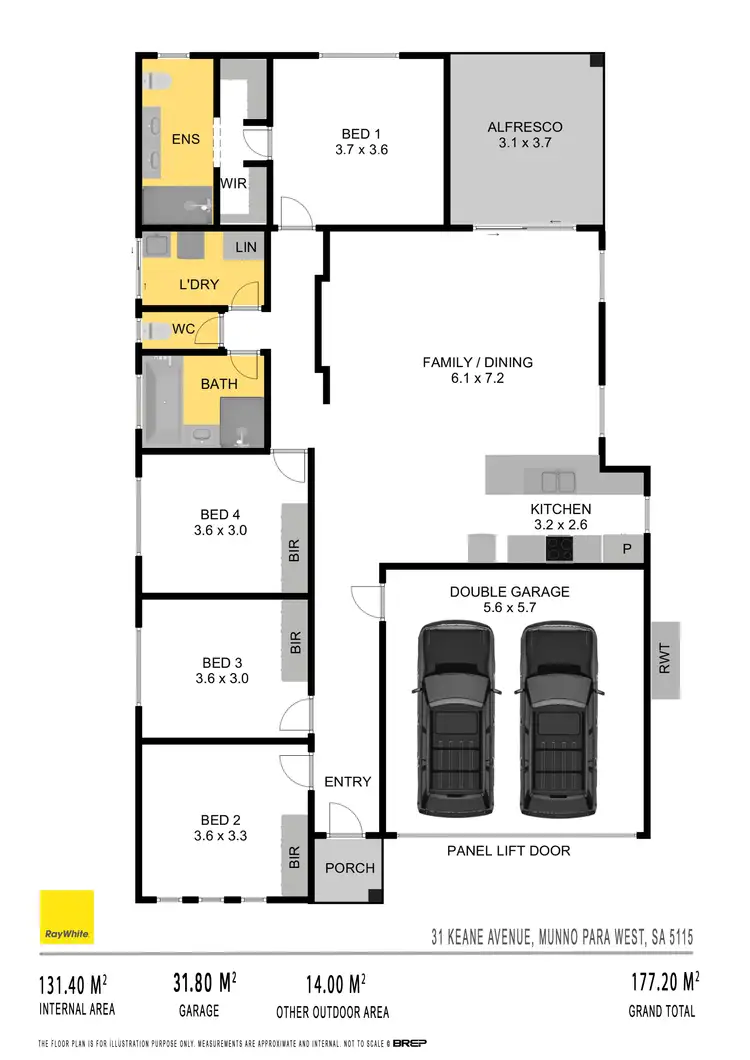 Floorplan of Homely house listing, 31 Keane Avenue, Munno Para West SA 5115
