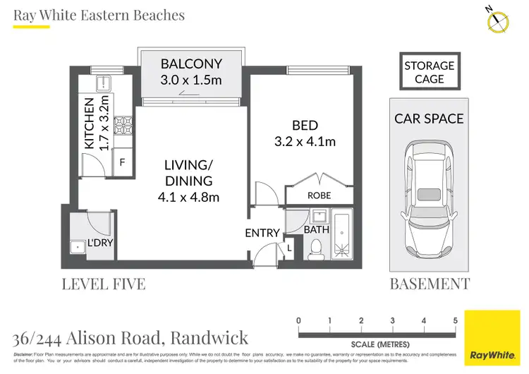Floorplan of Homely apartment listing, 36/244 Alison Road, Randwick NSW 2031
