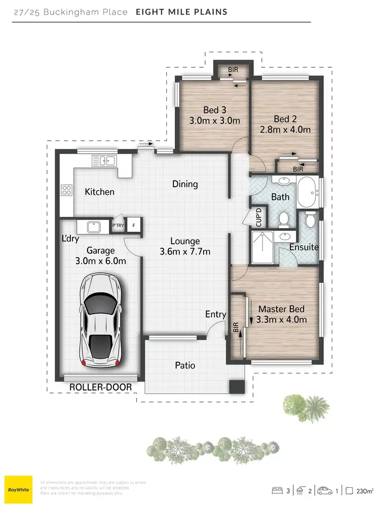 Floorplan of Homely townhouse listing, 27/25 Buckingham Place, Eight Mile Plains QLD 4113