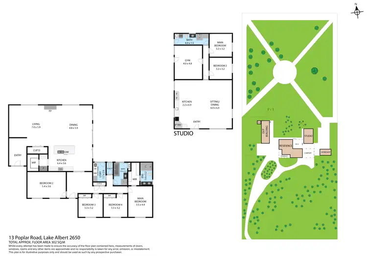 Floorplan of Homely house listing, 13 Poplar Road, Lake Albert NSW 2650