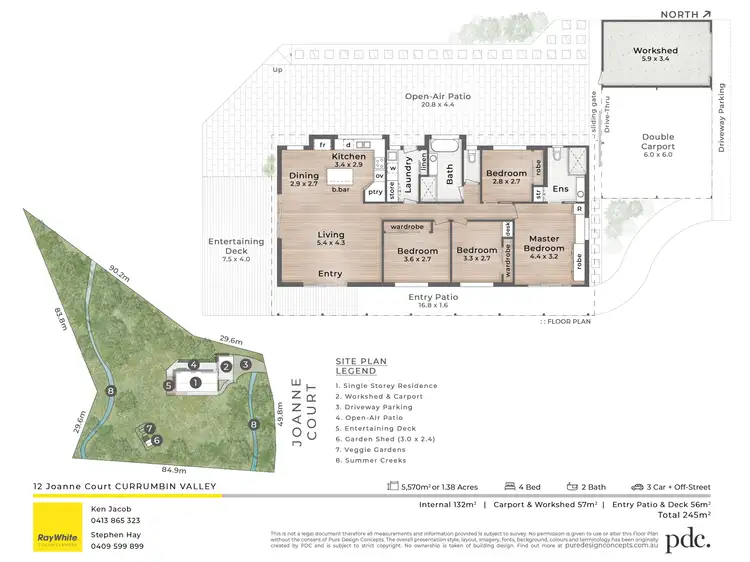 Floorplan of Homely house listing, 12 Joanne Court, Currumbin Valley QLD 4223