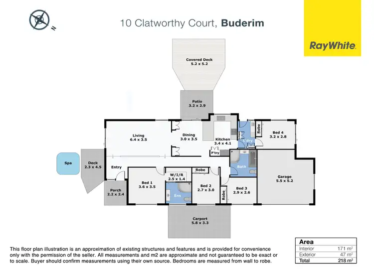 Floorplan of Homely house listing, 10 Clatworthy Court, Buderim QLD 4556