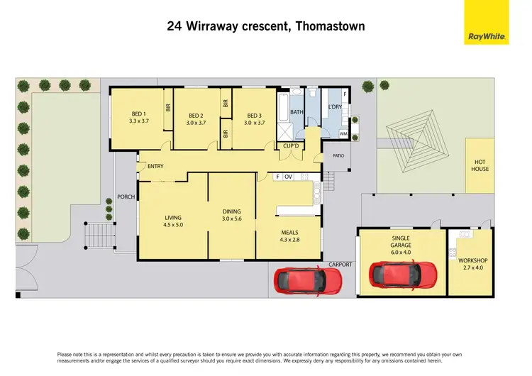 Floorplan of Homely house listing, 24 Wirraway Crescent, Thomastown VIC 3074