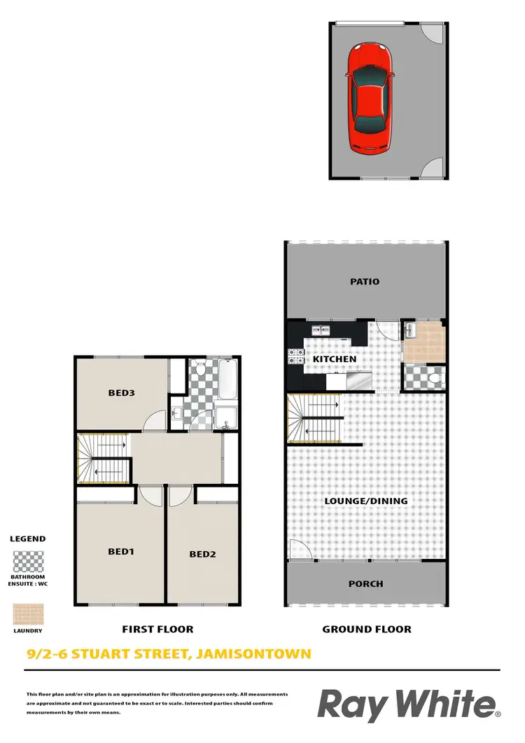 Floorplan of Homely townhouse listing, 9/2-6 Stuart Street, Jamisontown NSW 2750