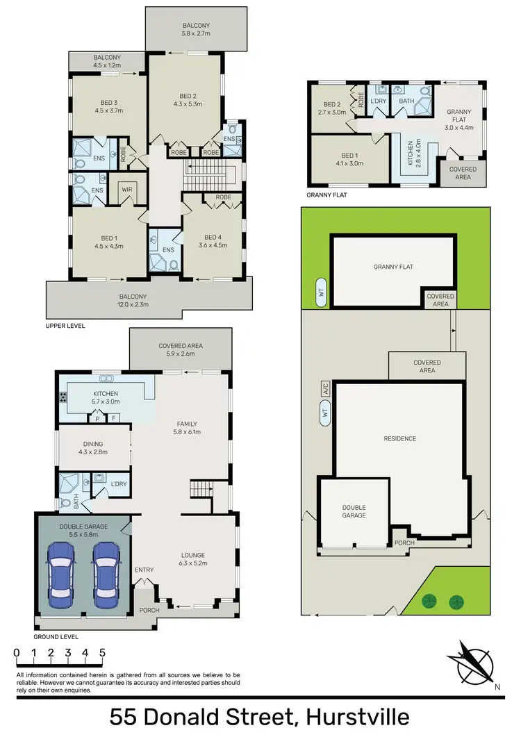 Floorplan of Homely house listing, 55 Donald Street, Hurstville NSW 2220