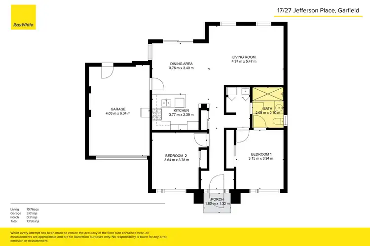 Floorplan of Homely unit listing, 17/27 Jefferson Road, Garfield VIC 3814