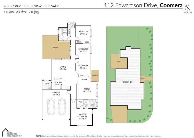 Floorplan of Homely house listing, 112 Edwardson Drive, Coomera QLD 4209