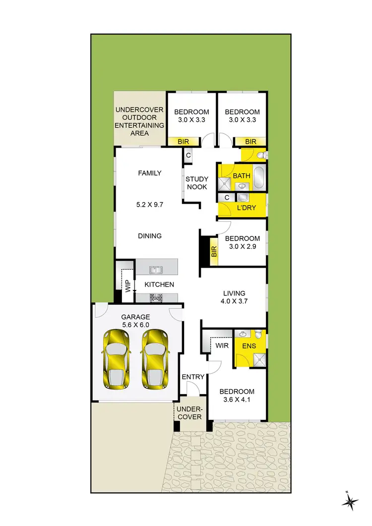 Floorplan of Homely house listing, 6 Botanical Drive, Mount Duneed VIC 3217