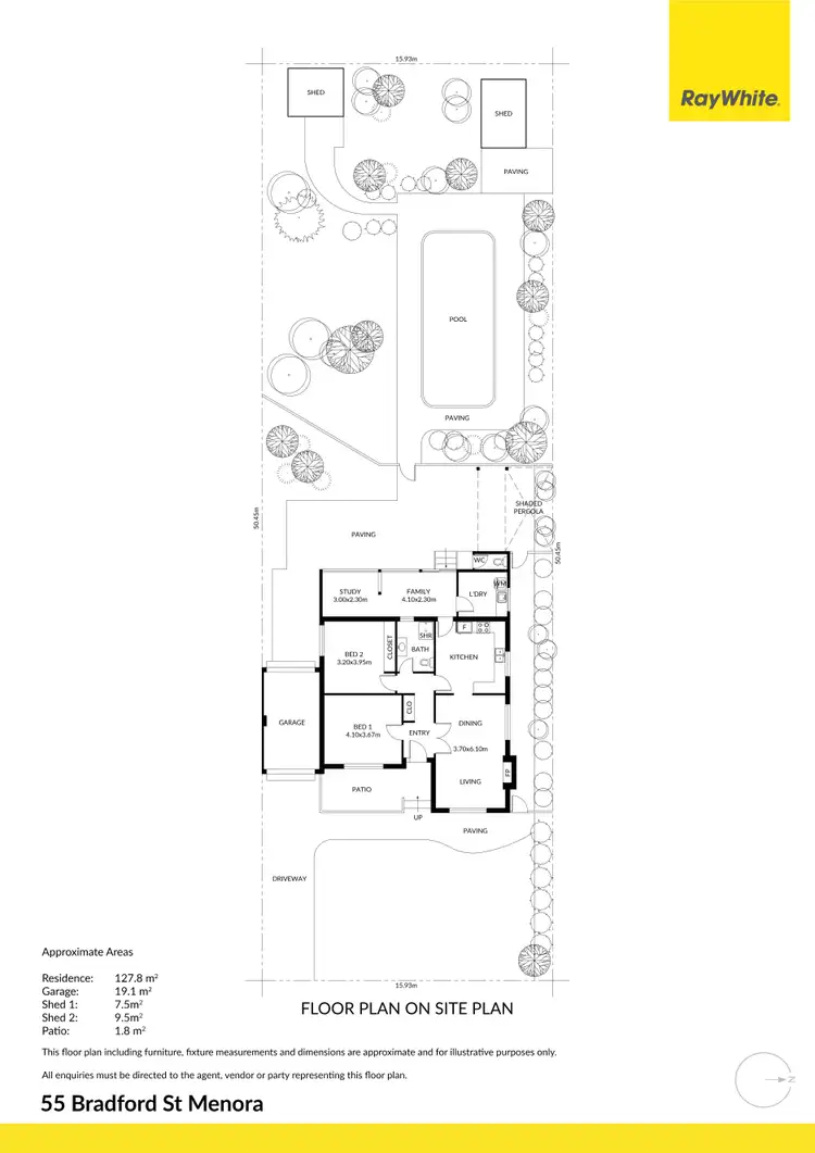 Floorplan of Homely house listing, 55 Bradford Street, Menora WA 6050