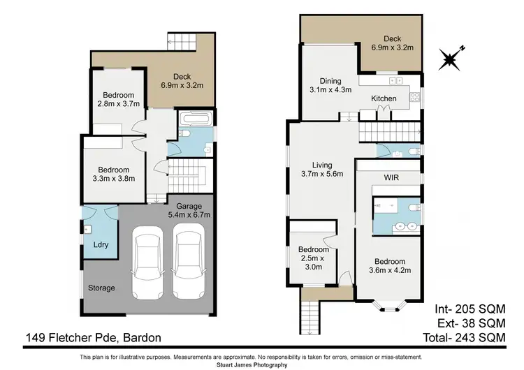 Floorplan of Homely house listing, 149 Fletcher Parade, Bardon QLD 4065