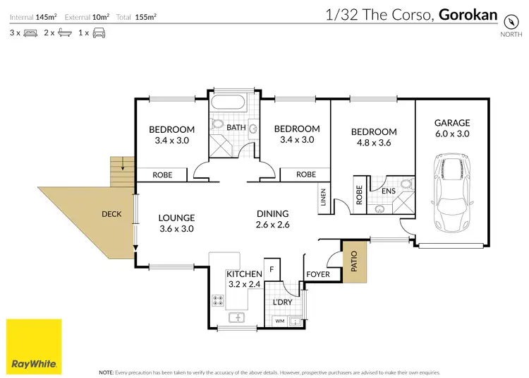 Floorplan of Homely villa listing, 1/32 The Corso, Gorokan NSW 2263