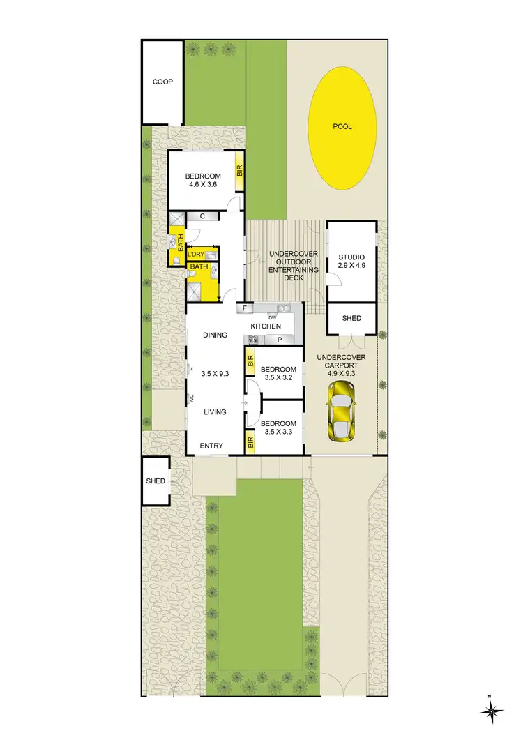 Floorplan of Homely house listing, 2 Fisher Avenue, Belmont VIC 3216