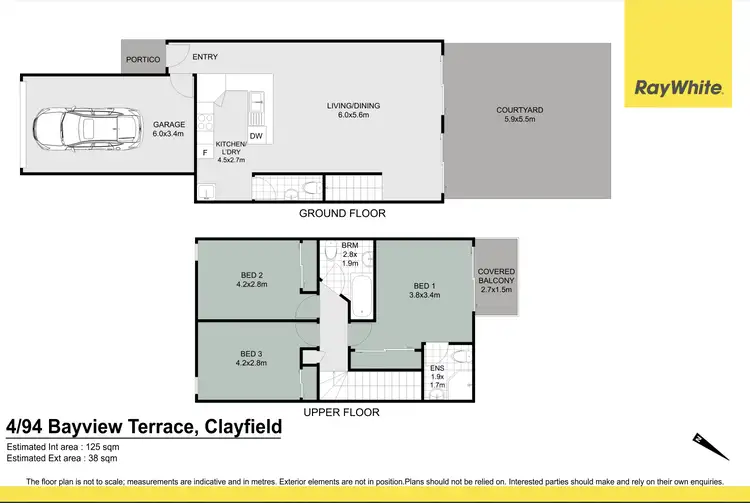 Floorplan of Homely townhouse listing, 4/94 Bayview Terrace, Clayfield QLD 4011