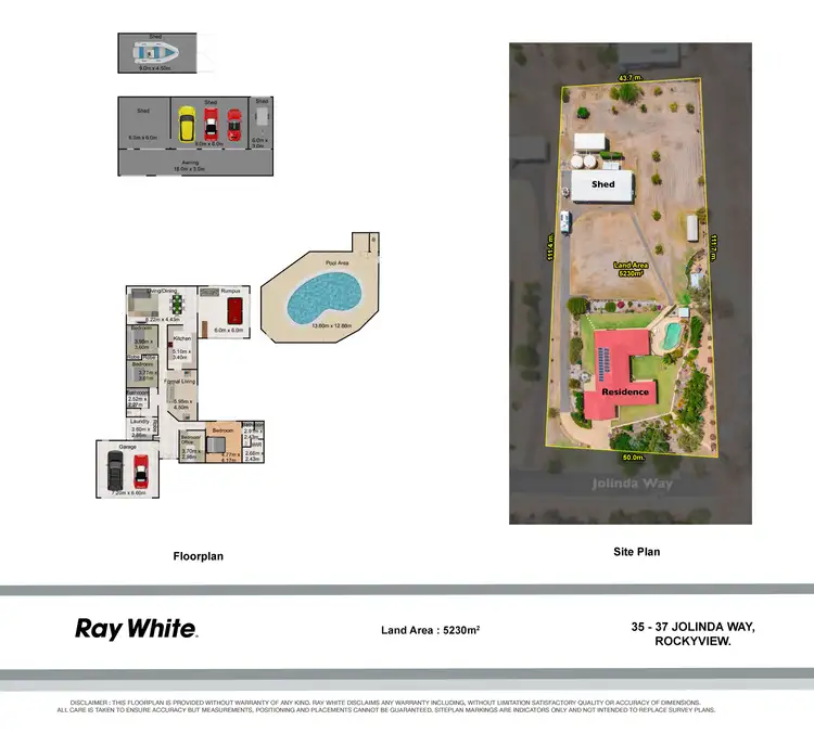 Floorplan of Homely house listing, 35-37 Jolinda Way, Rockyview QLD 4701