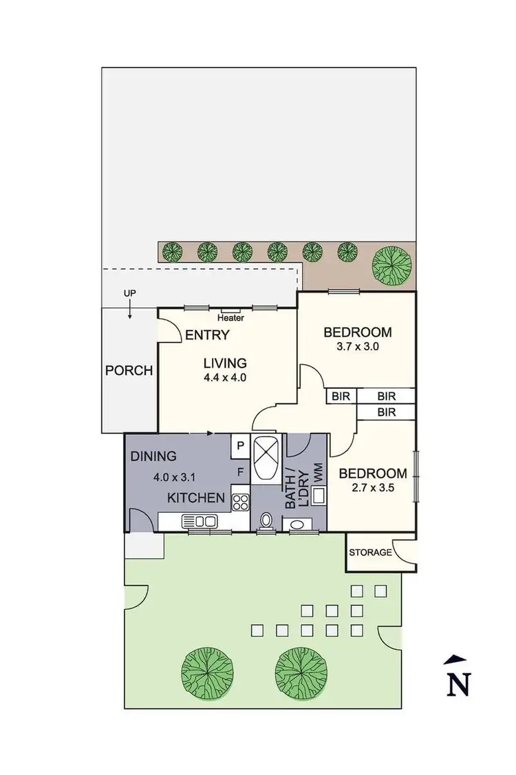 Floorplan of Homely unit listing, 3/26 Petrie Street, Frankston VIC 3199
