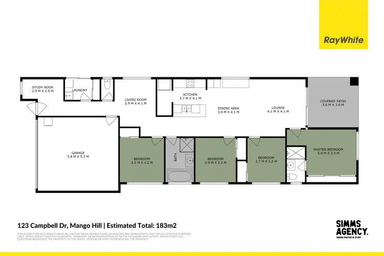 Floorplan of Homely house listing, 123 Campbell Drive, Mango Hill QLD 4509