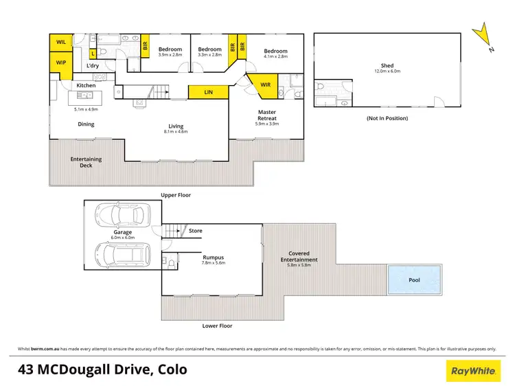 Floorplan of Homely house listing, 43 McDougall Drive, Colo NSW 2756