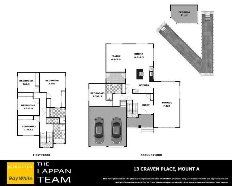 Floorplan of Homely house listing, 13 Craven Place, Mount Annan NSW 2567