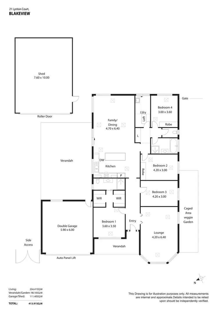 Floorplan of Homely house listing, 21 Lynton Court, Blakeview SA 5114