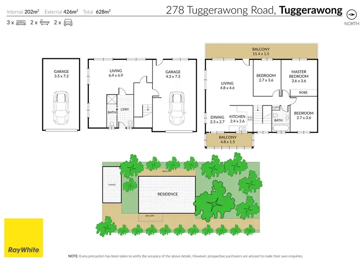 Floorplan of Homely house listing, 278 Tuggerawong Road, Tuggerawong NSW 2259