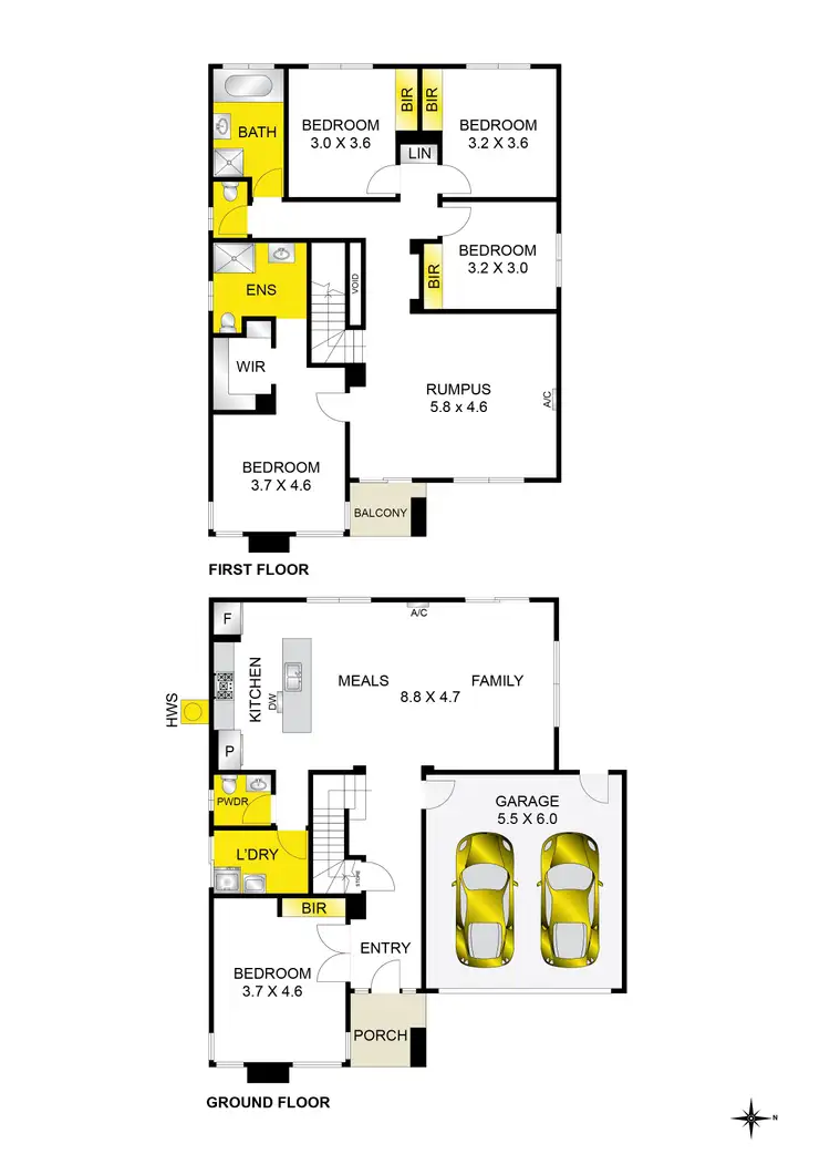 Floorplan of Homely house listing, 179 Grantham Drive, Highton VIC 3216