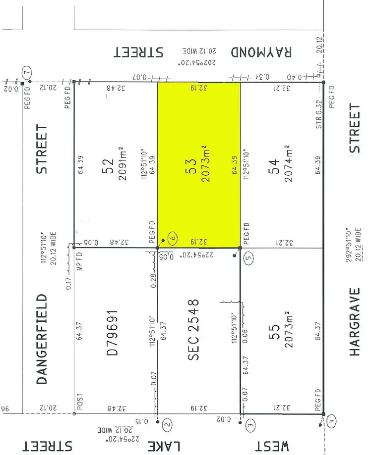 Floorplan of Homely land listing, 21 Raymond Street, Kadina SA 5554