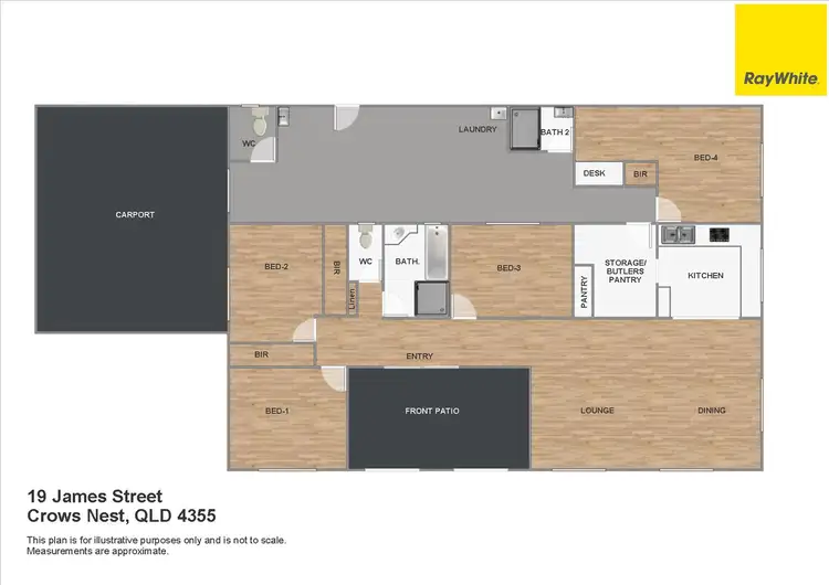 Floorplan of Homely house listing, 19 James Street, Crows Nest QLD 4355