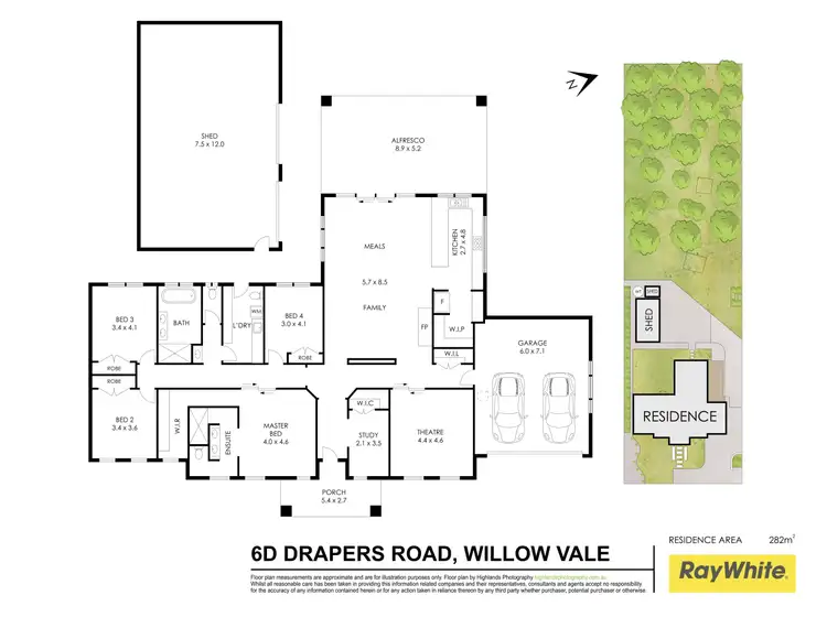 Floorplan of Homely house listing, 6D Drapers Road, Willow Vale NSW 2575