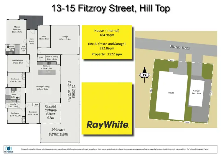 Floorplan of Homely house listing, 13-15 Fitzroy Street, Hill Top NSW 2575