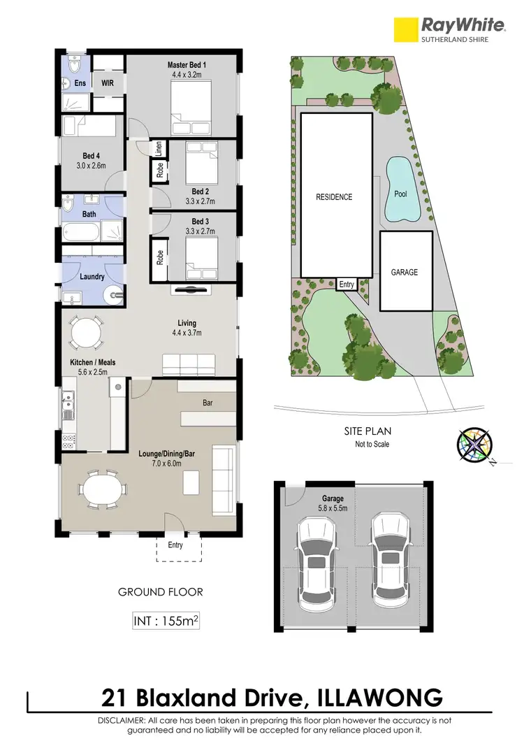 Floorplan of Homely house listing, 21 Blaxland Drive, Illawong NSW 2234