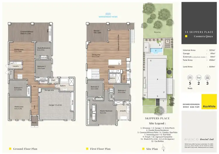Floorplan of Homely house listing, 13 Skippers Place, Coomera Waters QLD 4209