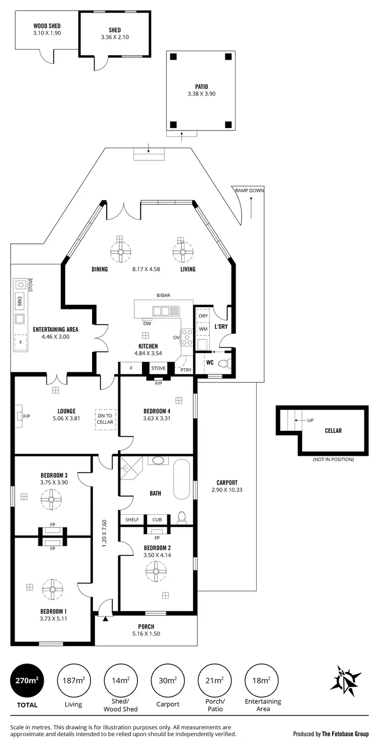 Floorplan of Homely house listing, 48 Coburg Road, Alberton SA 5014