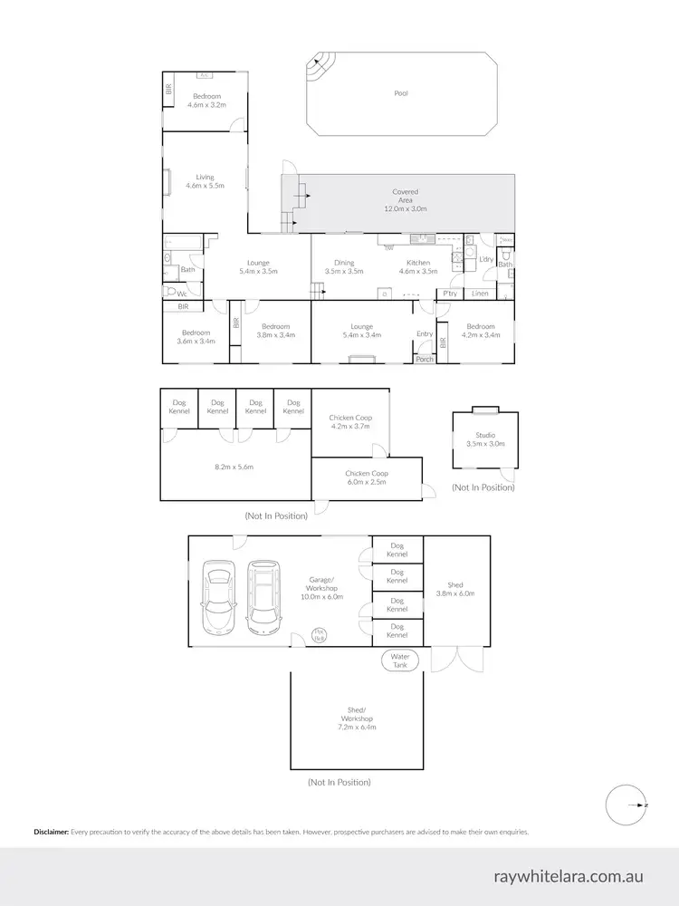 Floorplan of Homely rural property listing, 2445 Ballan Road, Anakie VIC 3213