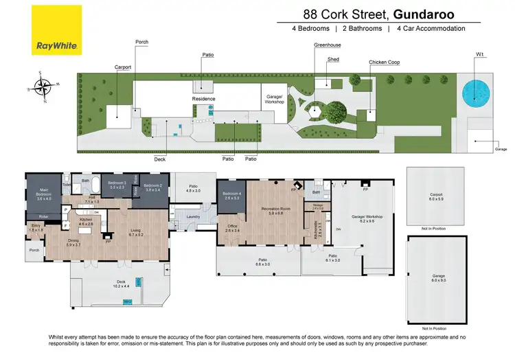 Floorplan of Homely house listing, 88 Cork Street, Gundaroo NSW 2620