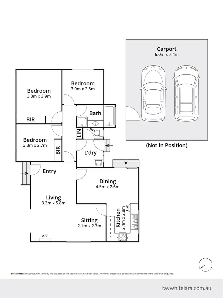 Floorplan of Homely house listing, 16 Antares Avenue, Lara VIC 3212