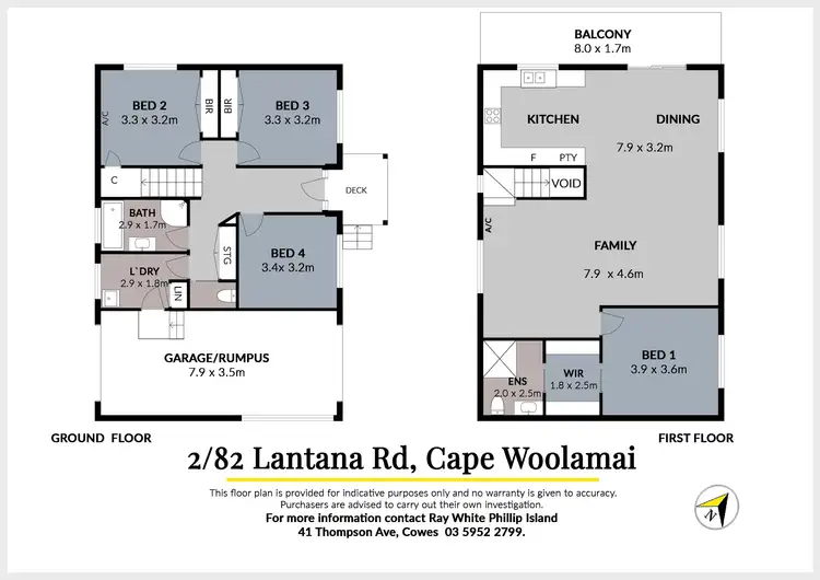 Floorplan of Homely house listing, 2/82 Lantana Road, Cape Woolamai VIC 3925