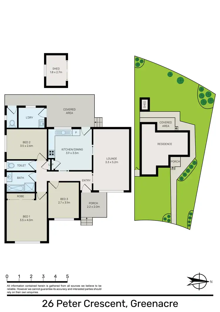 Floorplan of Homely house listing, 26 Peter Crescent, Greenacre NSW 2190